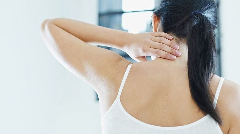The manifestations of cervical osteochondrosis