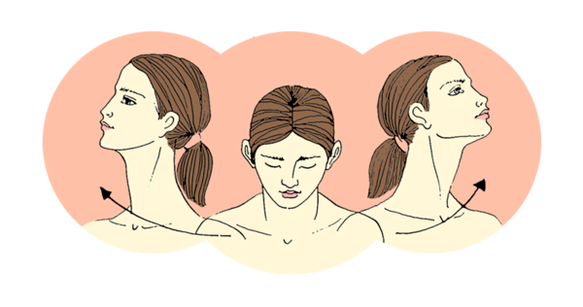 Head rotation can relieve neck pain